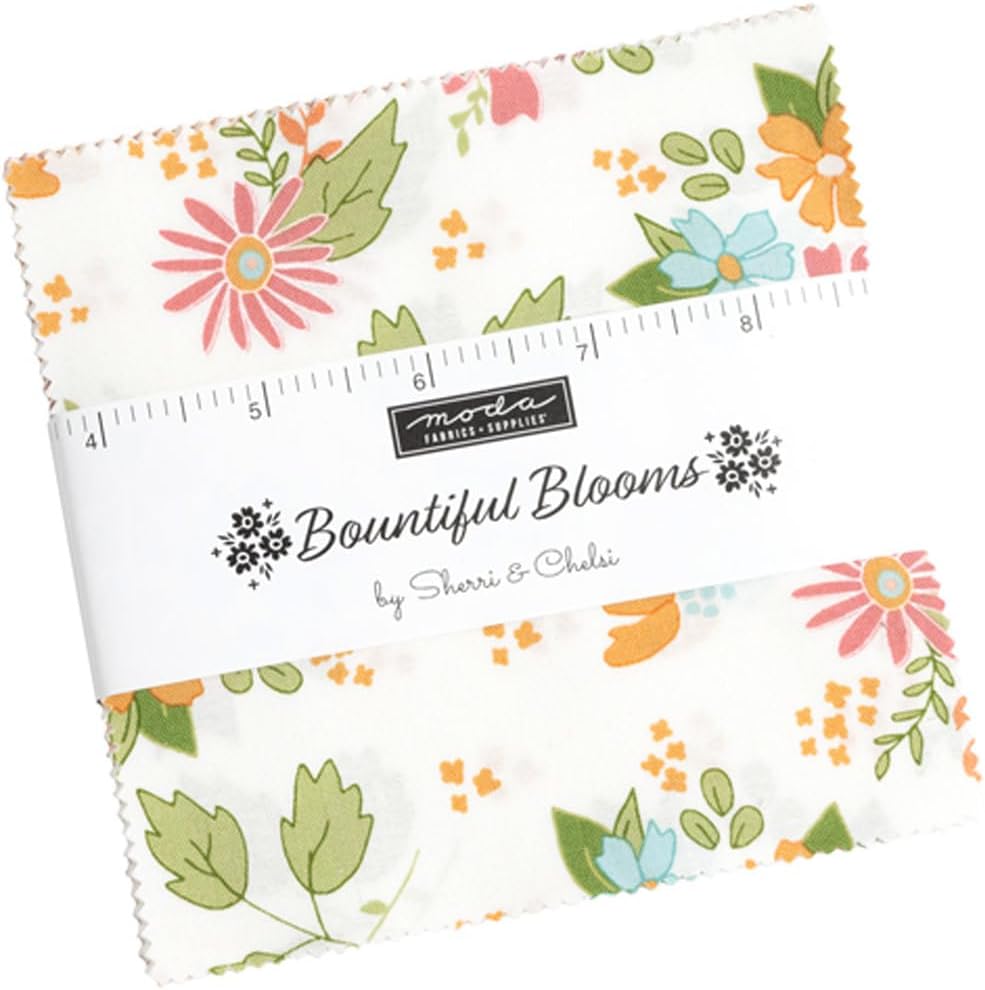 Bountiful Blooms Charm Pack by Sherri & Chelsi 5" Precut Fabric