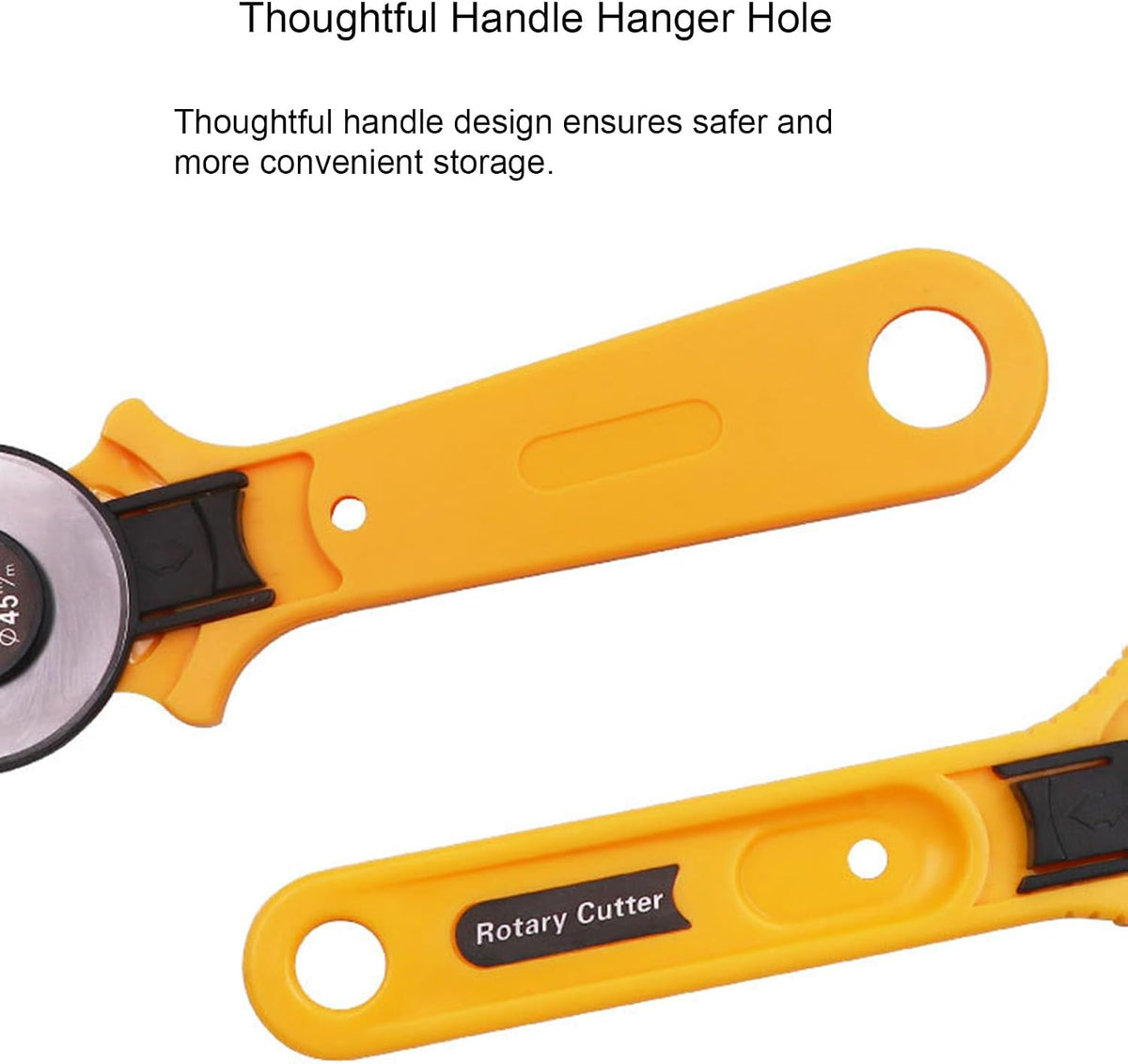 2 PCS Rotary Cutter Set 1.1Inch/28mm and 1.8Inch/45mm Slide Out Safety