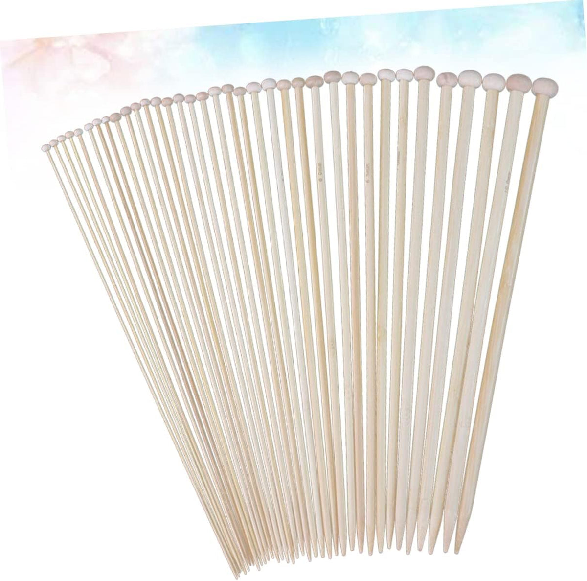 36 Piece Single Pointed Knitting Needles Set for DIY