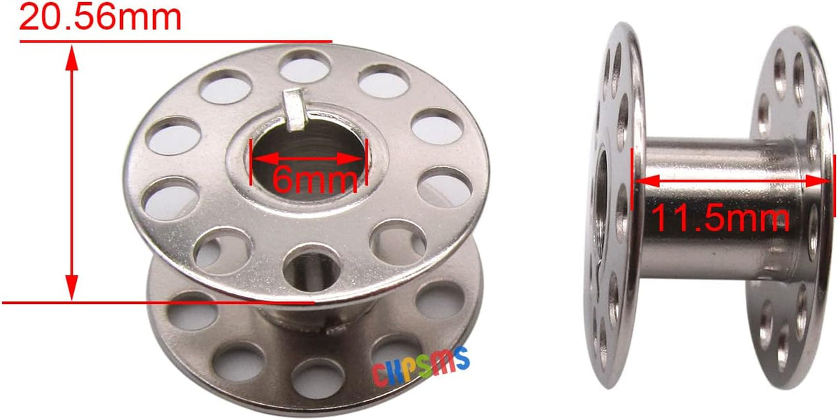 CKPSMS Brand - Metal BOBBINS #2518=SA156 Compatible with/Replacement