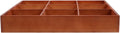 Wooden Organization Box with Dividers, Multi-compartment Sorting Tray
