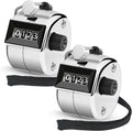2 Pcs Clicker Counter, Hand Tally Counter with Large Display