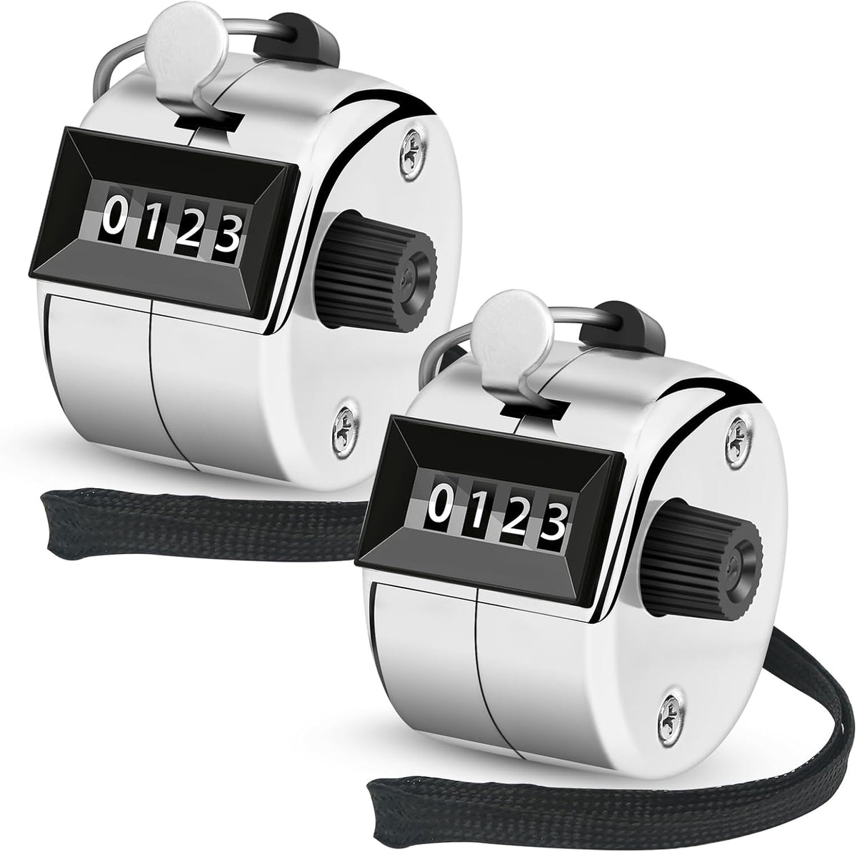 2 Pcs Clicker Counter, Hand Tally Counter with Large Display
