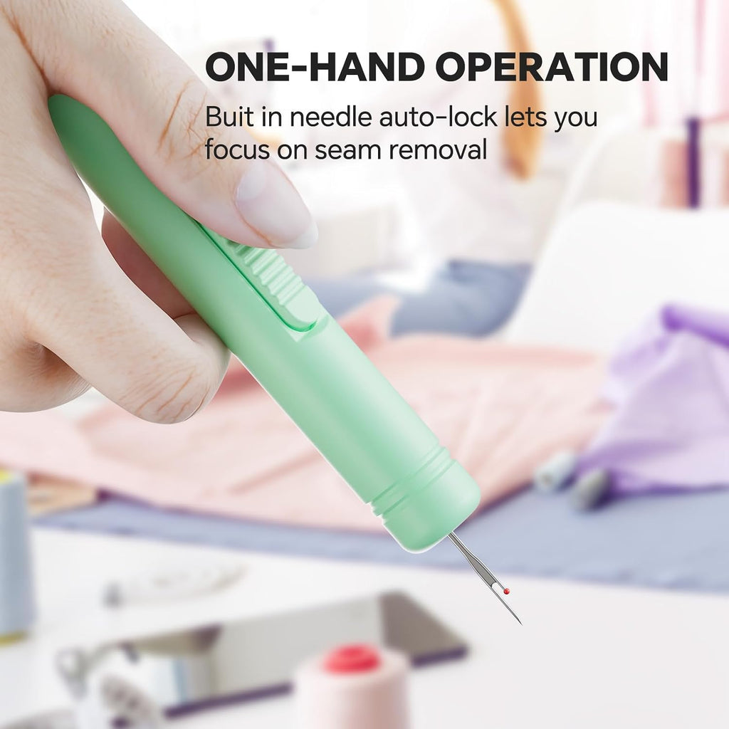 2 in 1 Automatic Needle Threaders Seam Ripper Sewing Tools Family Life