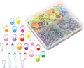 Angoily Heart Shaped Stitch Markers for Knitting Crochet, Colorful Set