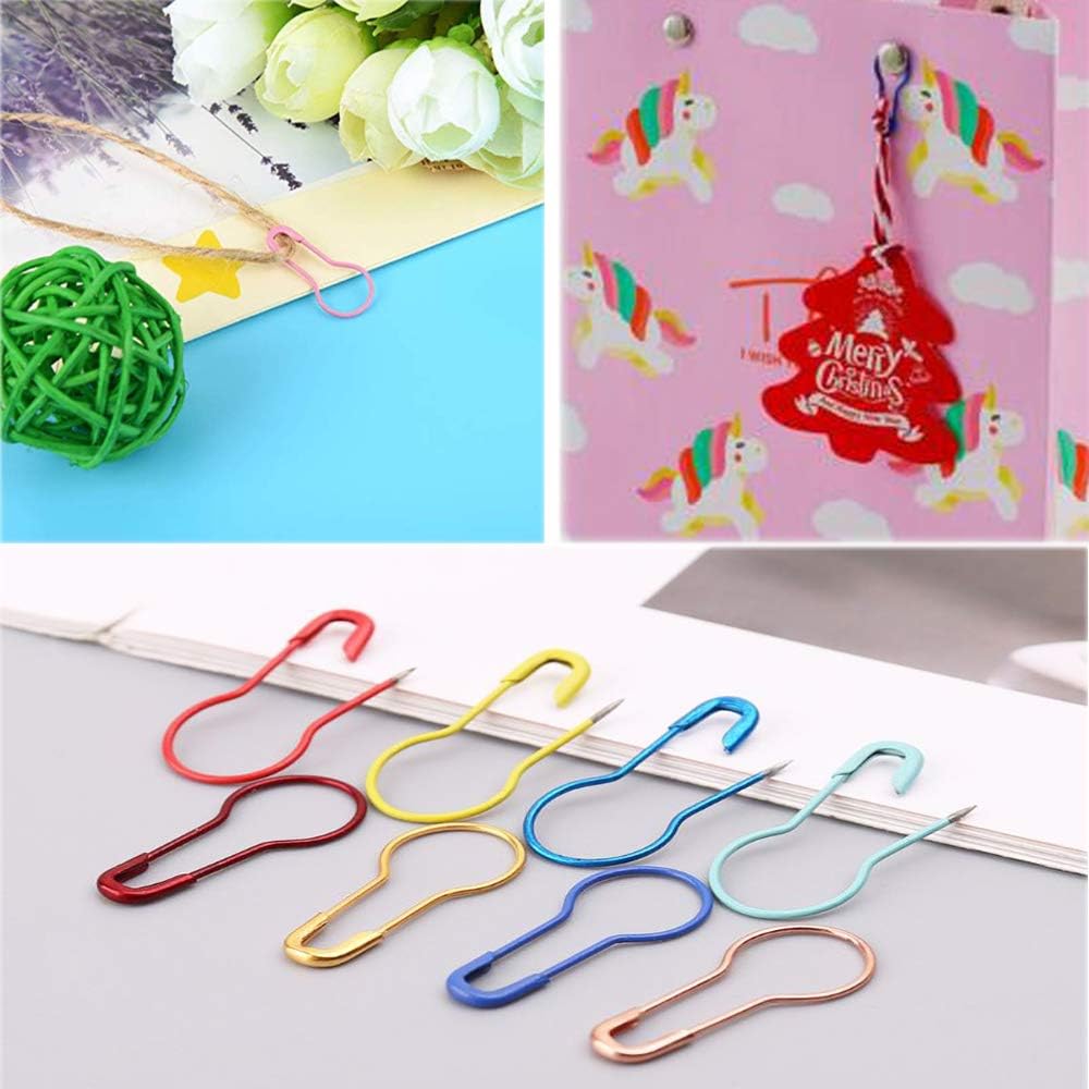 300 Pieces Safety Bulb Pins, Crochet Stitch Markers, Safety Metal Pins