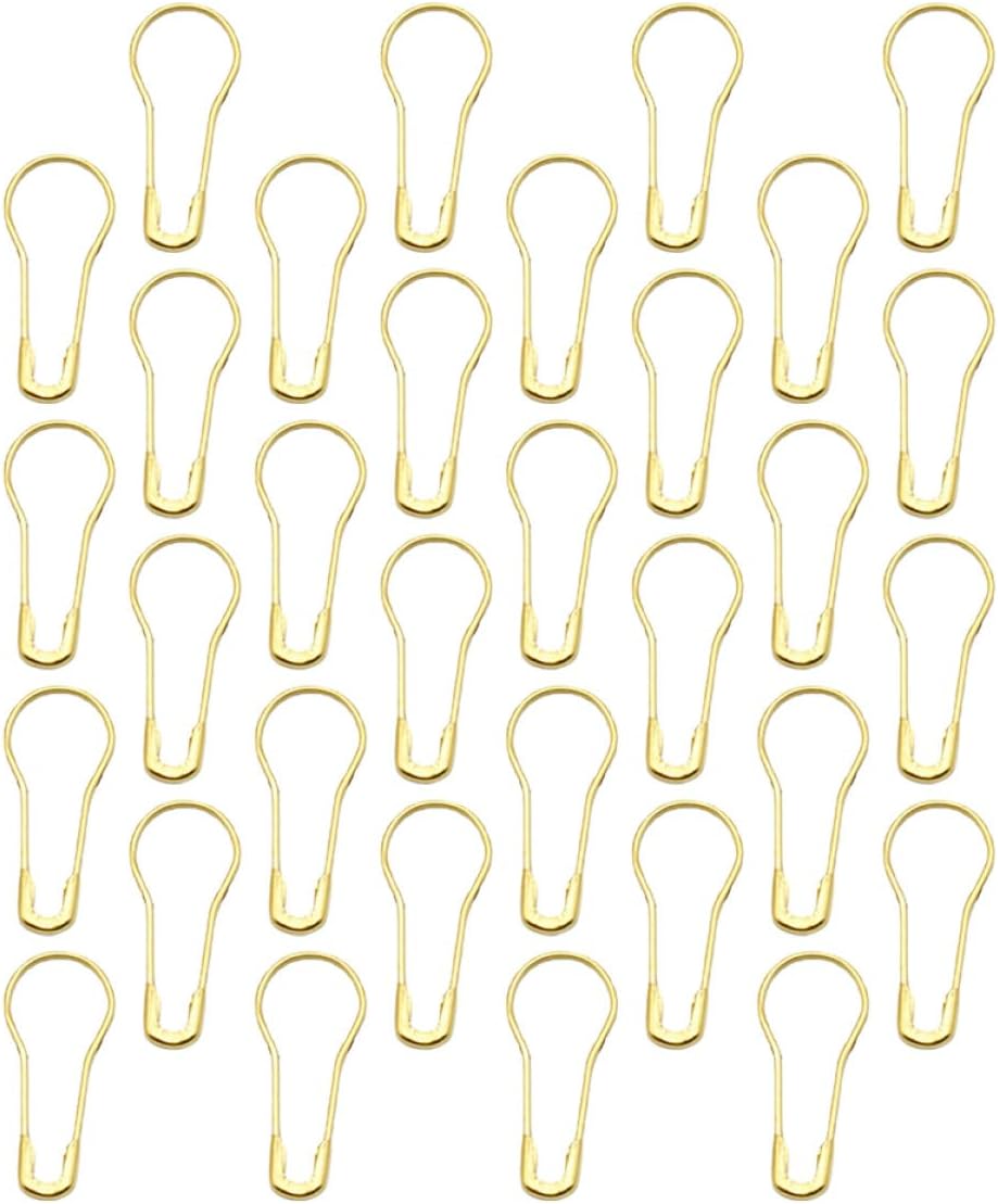Gold Gourd Shape Metal Safety Pins for Knitting Stitch Markers