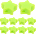 OATIPHO 10pcs Star Knitting Needle Stoppers Silicone End Caps