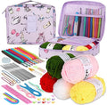 Aeelike Beginner Crochet Kit, Light Purple