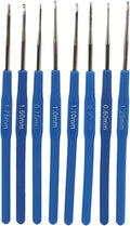 8 Pieces of Crochet Hooks DIY Yarn Weave Tools, Small Sizes 0.6mm to