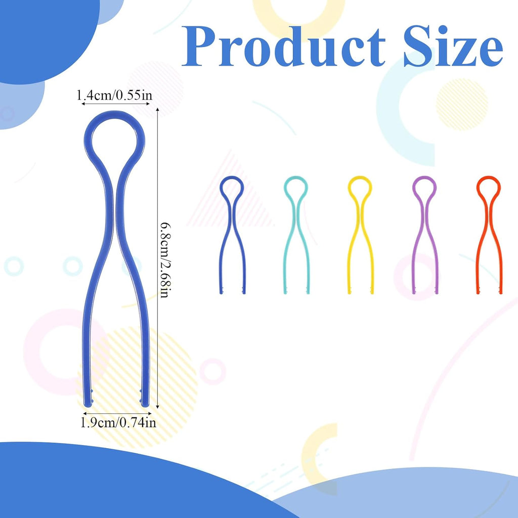 100PCS Bobbin Clips, Bobbin Holder Clips, 5 Colors Thread Spool Clip