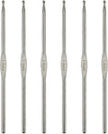 GLRXMX Stainless Steel Crochet Hooks 1.4mm US Size 9 Knitting Needles