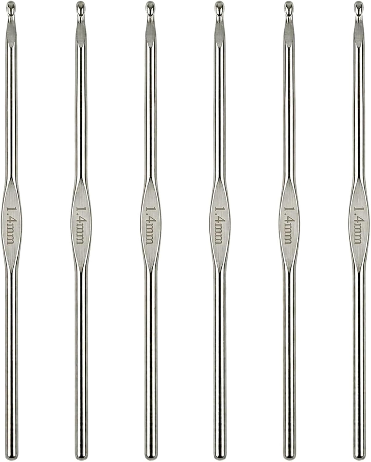 GLRXMX Stainless Steel Crochet Hooks 1.4mm US Size 9 Knitting Needles