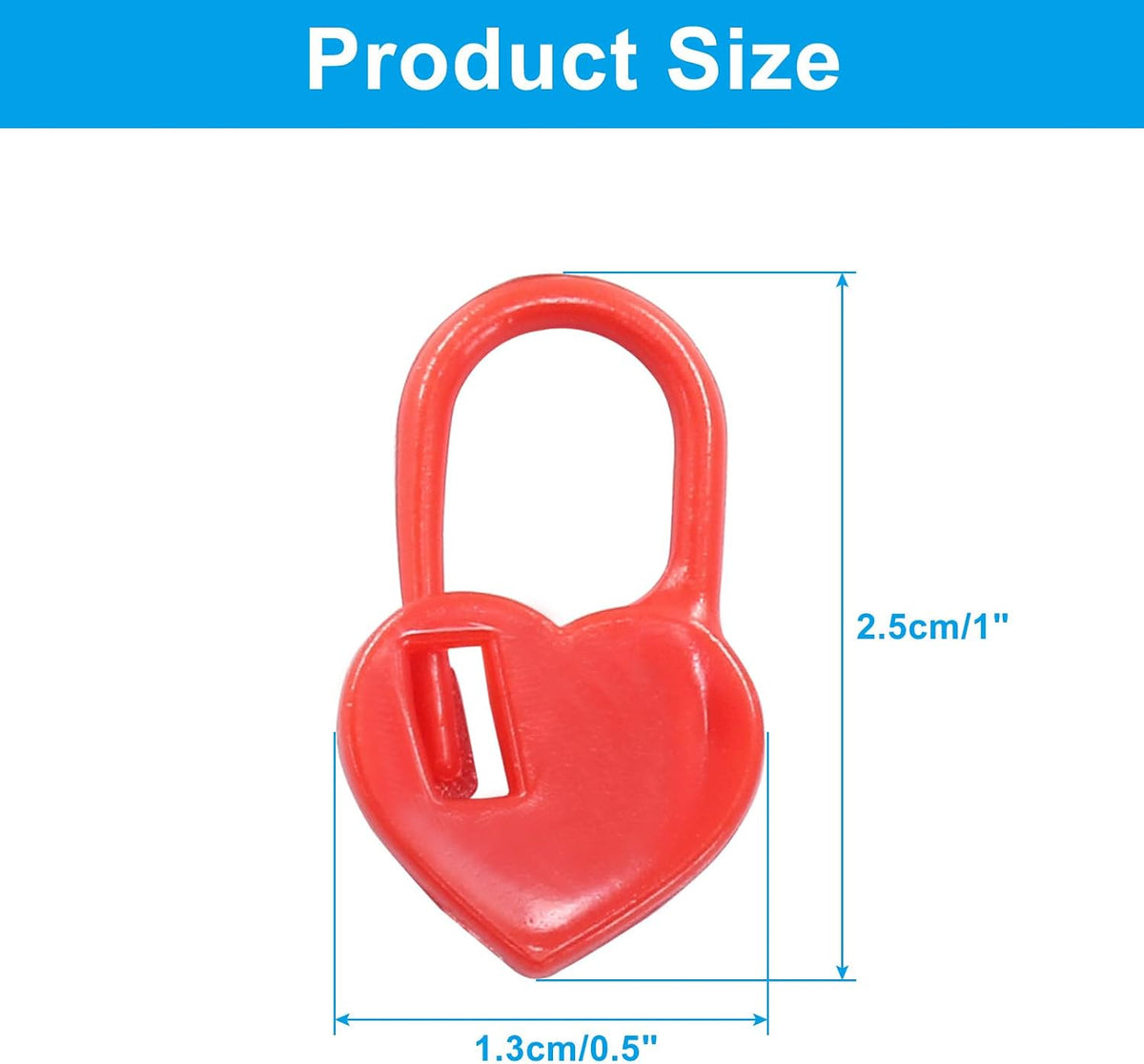 Litoexpe 200 Pcs Red Knitting Stitch Markers