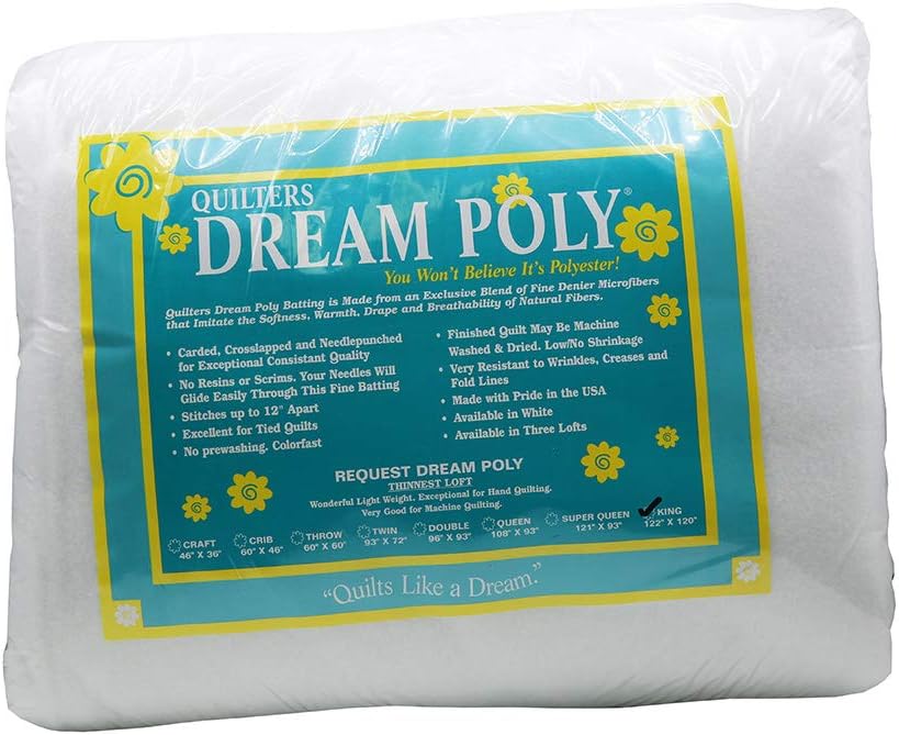 Quilters Dream Request White Poly King Batting