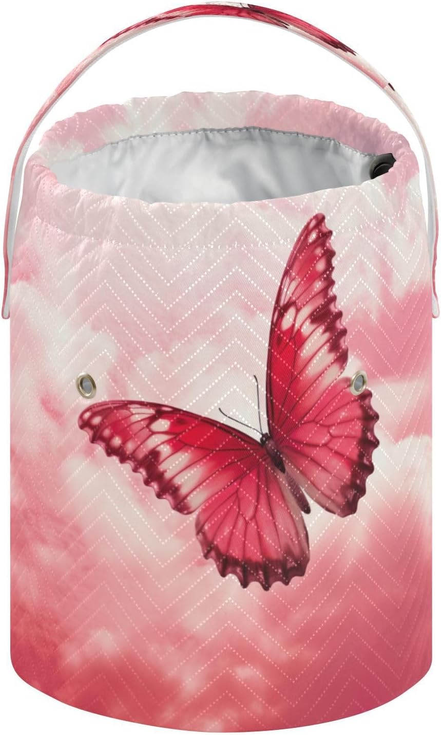 YETTASBIN Butterfly Yarn Storage Bag, Large Crochet Knitting Bag