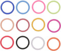 Metal Knitting Clips Colorful Round Stitch Markers 12mm 200pcs