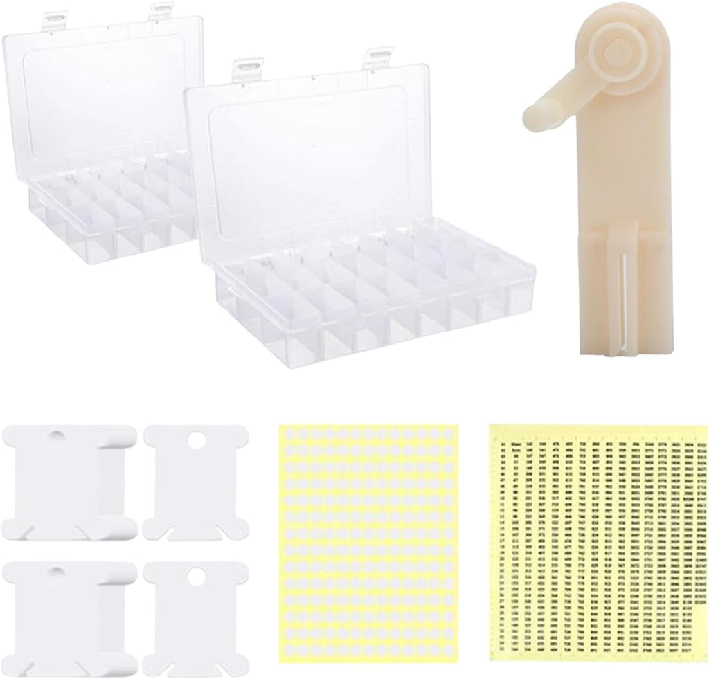 Embroidery Thread Organizer, 2 PCS Embroidery Floss Organizer