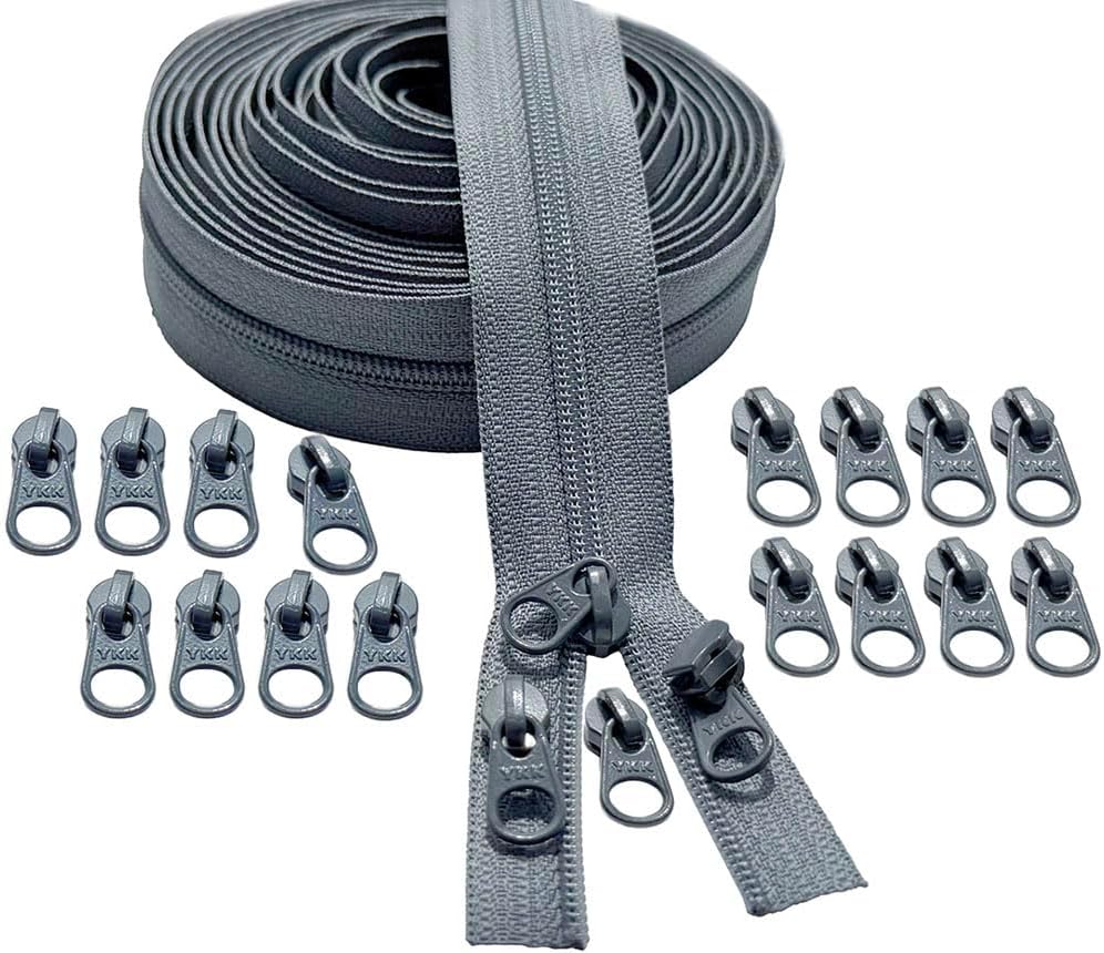 #3 YKK Nylon Coil Continuous Zipper Chain By The Yard Make-A-Zipper