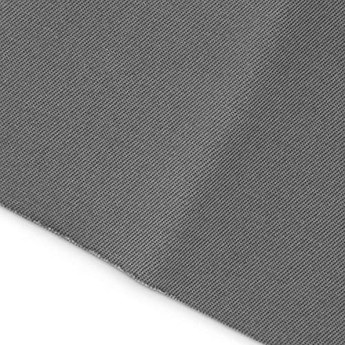 Dritz Twill Iron-On Patches, 5 x 5-Inch, 2 Count, Grey