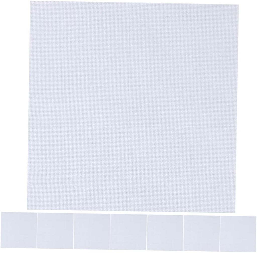 DOITOOL 8Pcs 14CT Cross Stitch Fabric Gridding Cloth for DIY