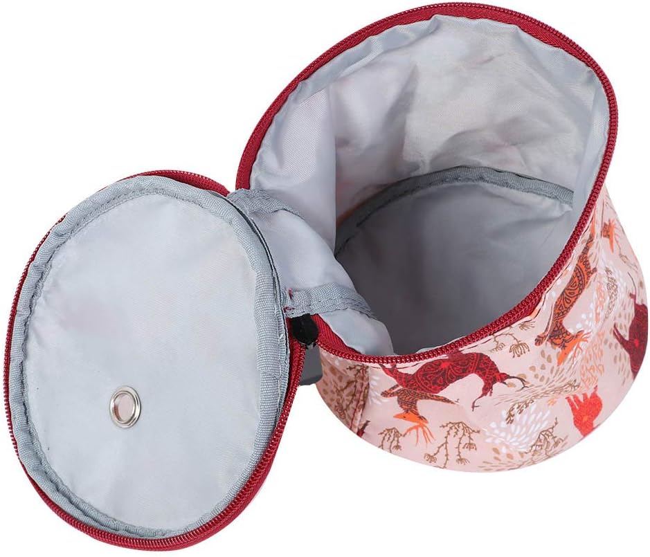 Knitting Storage Bag, Small Yarn Organizer Portable Crochet Bags Tote