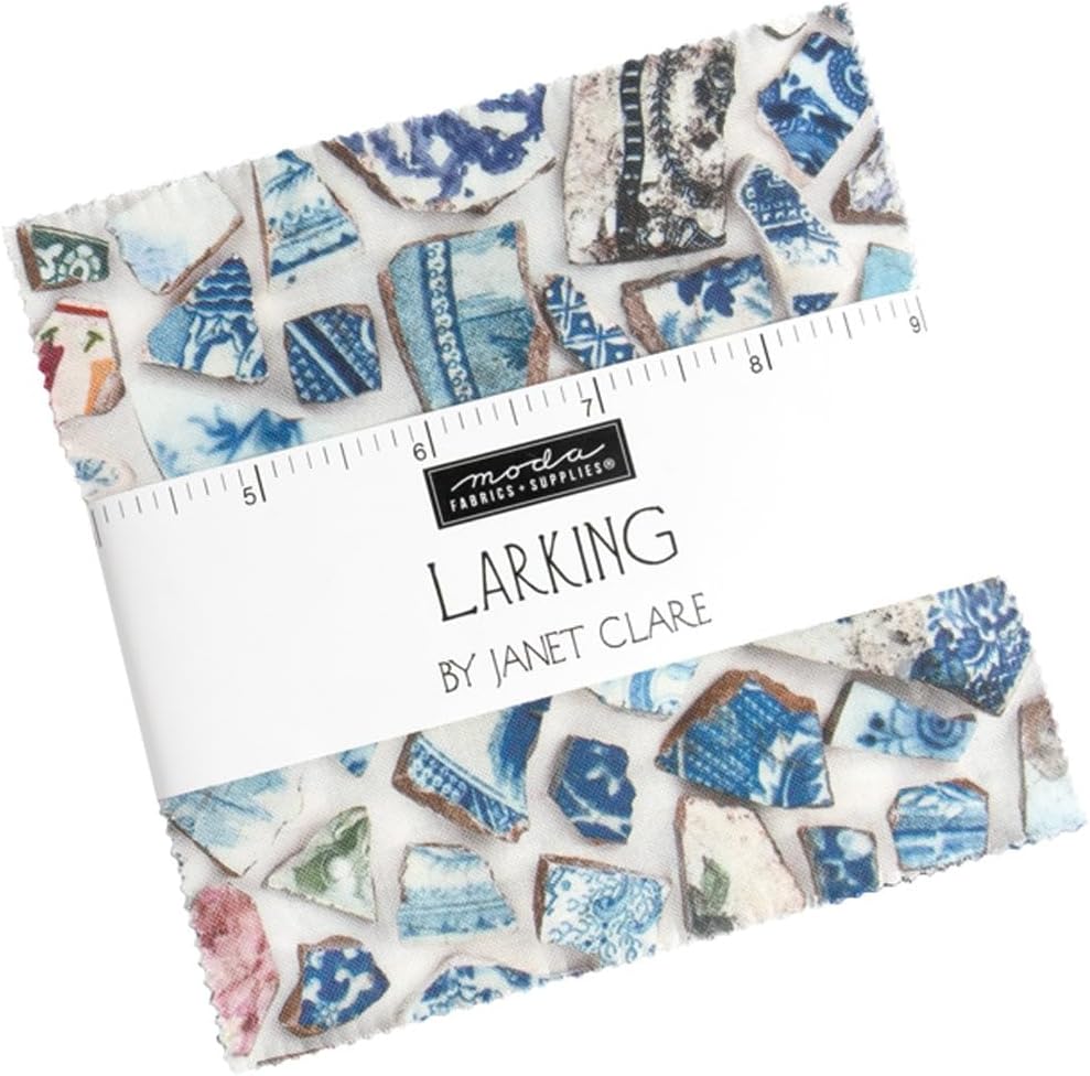 Larking Charm Pack By Janet Clare 5-inch Precut Fabric Squares
