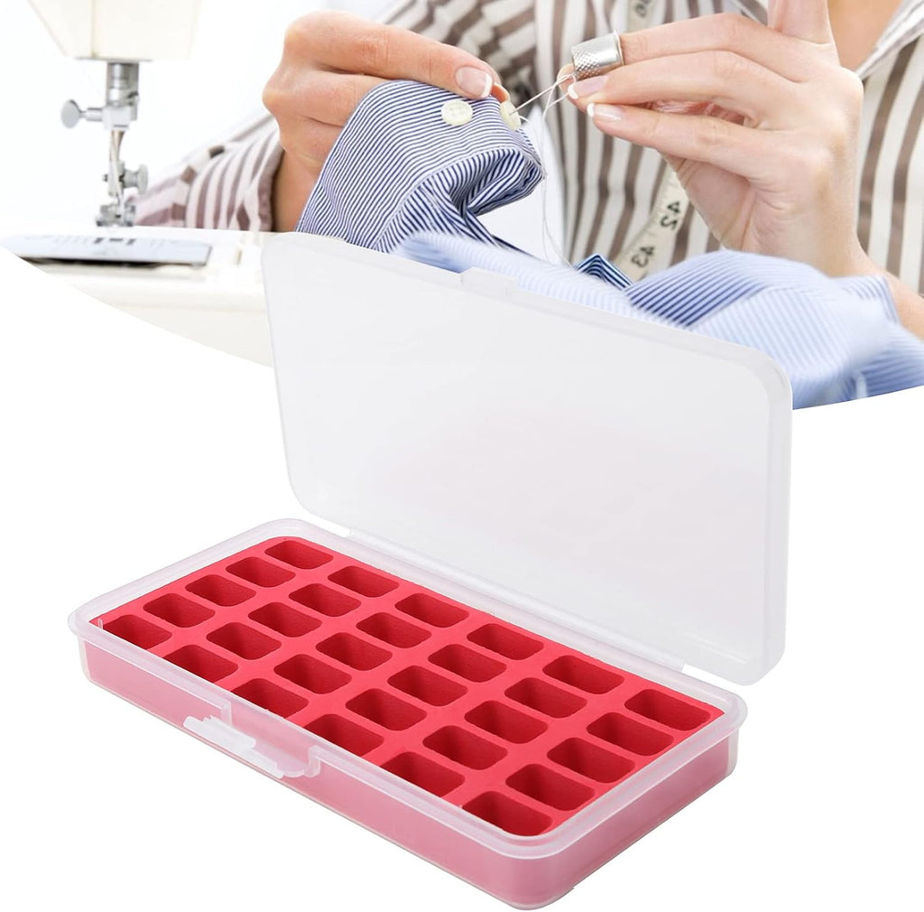 Plastic Empty Bobbin Storage Case, Sewing Thread and Bobbin Storage