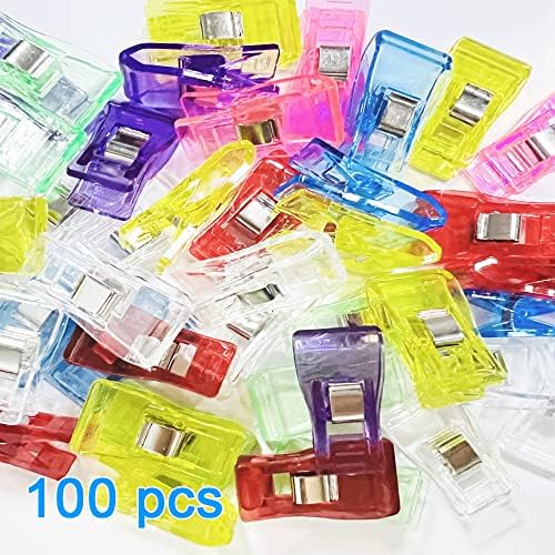 100 Pack Large Wonder Multi-Purpose Clips for Quilting, Crocheting