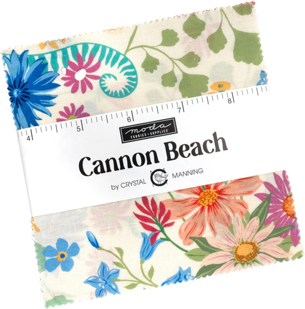 Cannon Beach Charm Pack by Crystal Manning 5-inch Precut Fabric