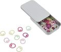 50Pcs Metal Knitting Stitch Markers with Storage Box
