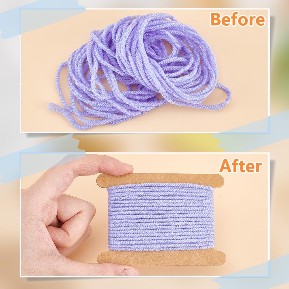 PH PandaHall 50pcs Ribbon Storage Ribbon Spools Organizer Embroidery
