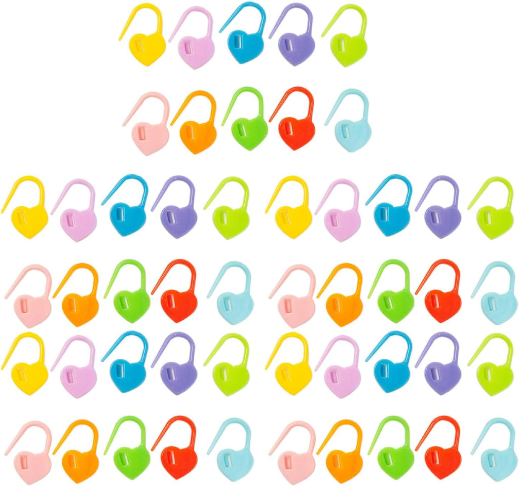 50PCS Colorful Knitting Markers Crochet Clips Crochet Pins Bulk Stitch
