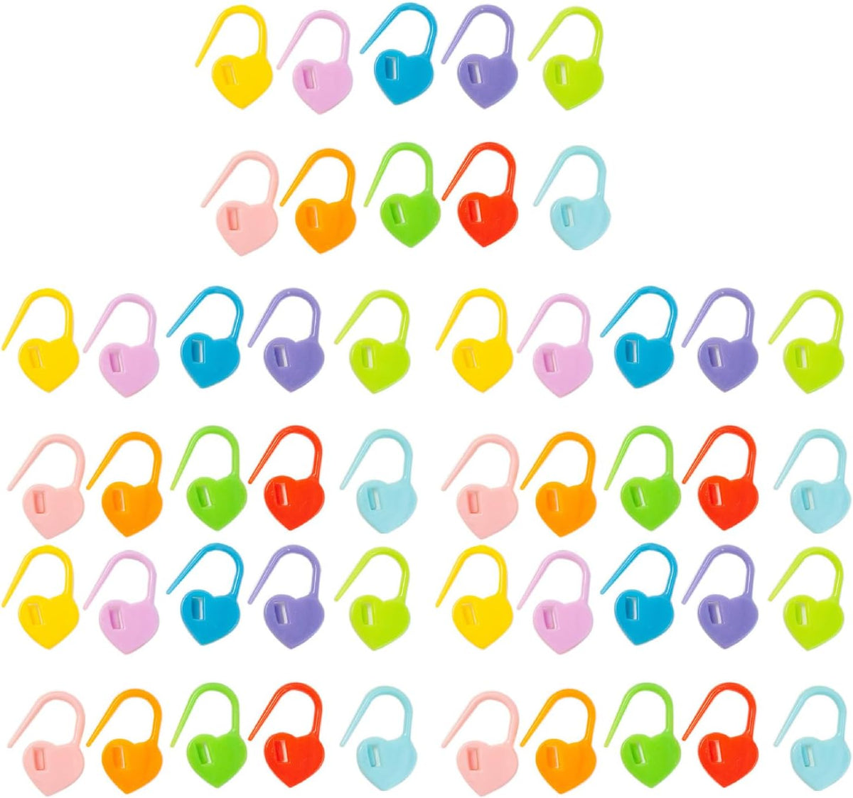 50PCS Colorful Knitting Markers Crochet Clips Crochet Pins Bulk Stitch