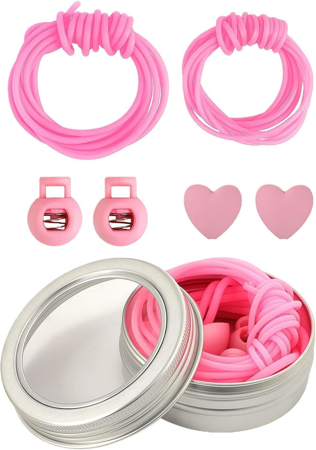Flexible Knitting Barber Cord, Silicone Hollow Stitches Holders