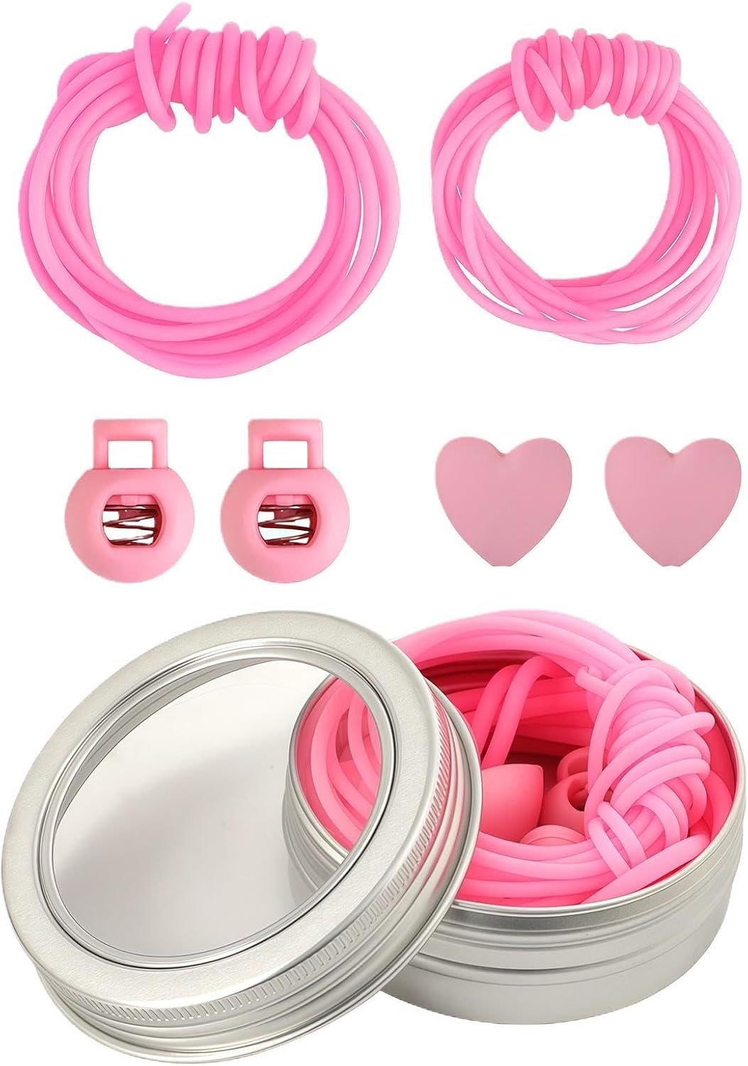 Flexible Knitting Barber Cord, Silicone Hollow Stitches Holders