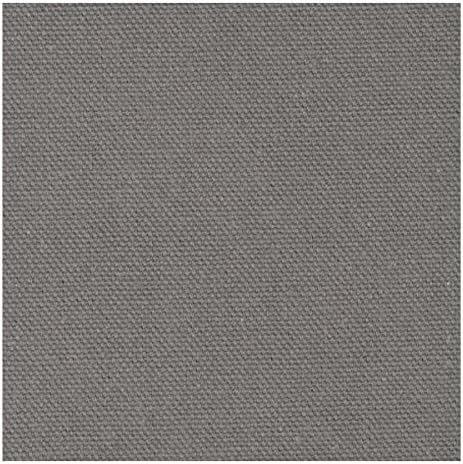 Burlapfabric.com 14 Ounce Cotton Canvas Duck Cloth- Steel by The Yard