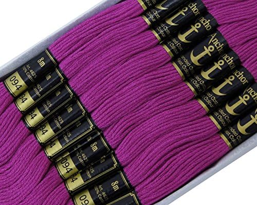 Anchor Stranded Cotton Thread Floss Cross Stitch Hand Embroidery Pack