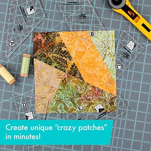 Creative Grids Crazier Eights Template and Quilt Ruler – CGRMT7 – Made