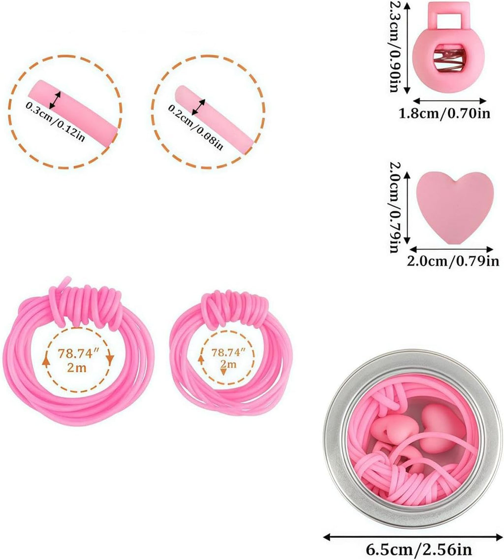 Flexible Knitting Barber Cord, Silicone Hollow Stitches Holders