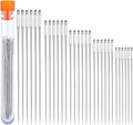 30 Pcs Stainless Steel Large Eye Sewing Needles, Sewing Sharp Needles