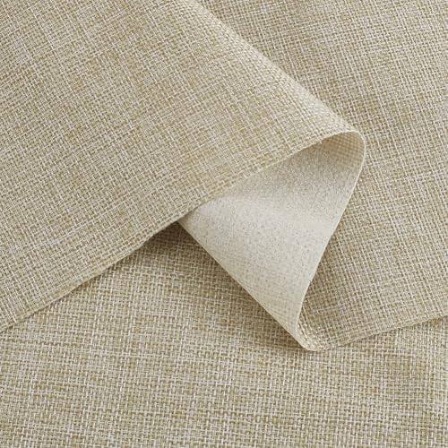 AHANDMAKER 2 Yards Thick Canvas Upholstery Fabric 58 Inch Width