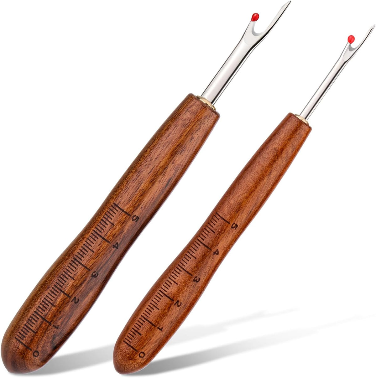 Seam Ripper, 2Pcs Seam Rippers for Sewing Wood Handle Stitch Remover