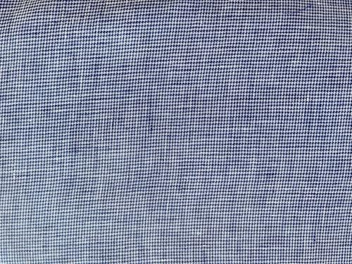 Kaufman Limerick Linen Yarn Dyed Tiny Checks Royal, Fabric by the Yard