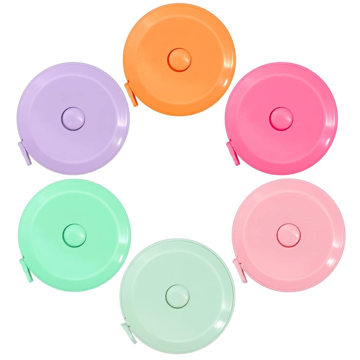 6 Pack Tape Measure Measuring Tape for Body Measurements, Retractable