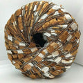 Berlini Ladder Ribbon Maxi Yarn #125 Copper-Brown, Brown, White