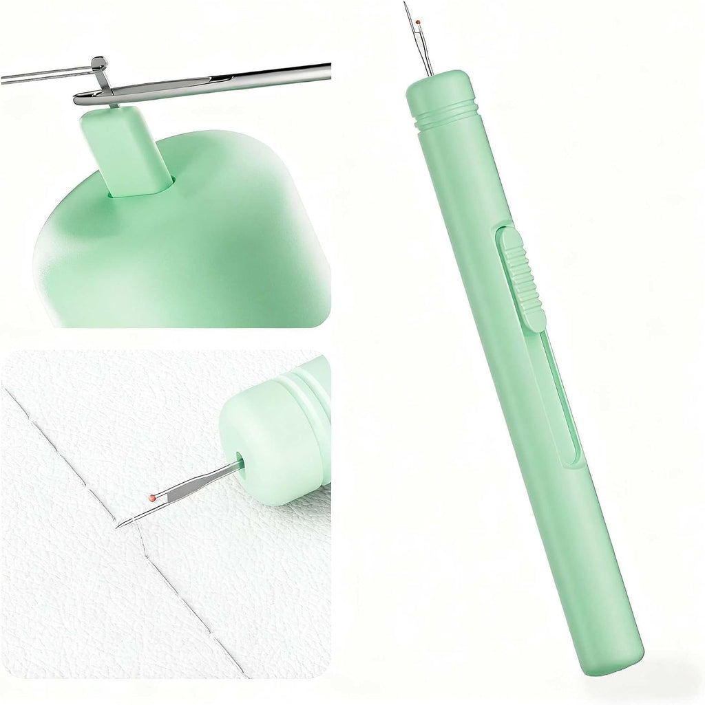 2 in 1 Automatic Needle Threaders Seam Ripper Sewing Tools Family Life