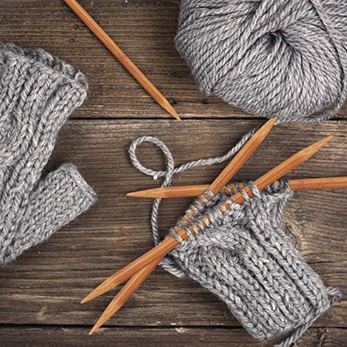 Relaxdays 150 Knitting Needles Double Ended 15 Sizes 2 to 10 mm for