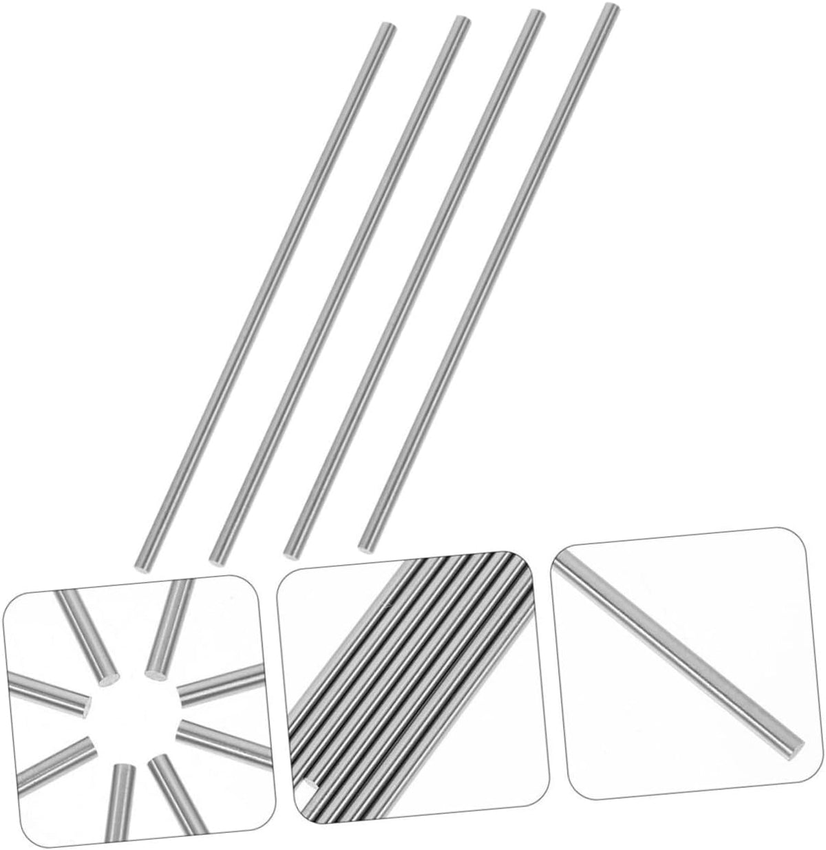 4pcs Stainless Steel Rod Pins for Knitting Blocking Board