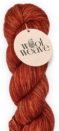 Woolweave Fingering Yarn, Merino Wool Blend, Hand Dyed Yarn, 100g